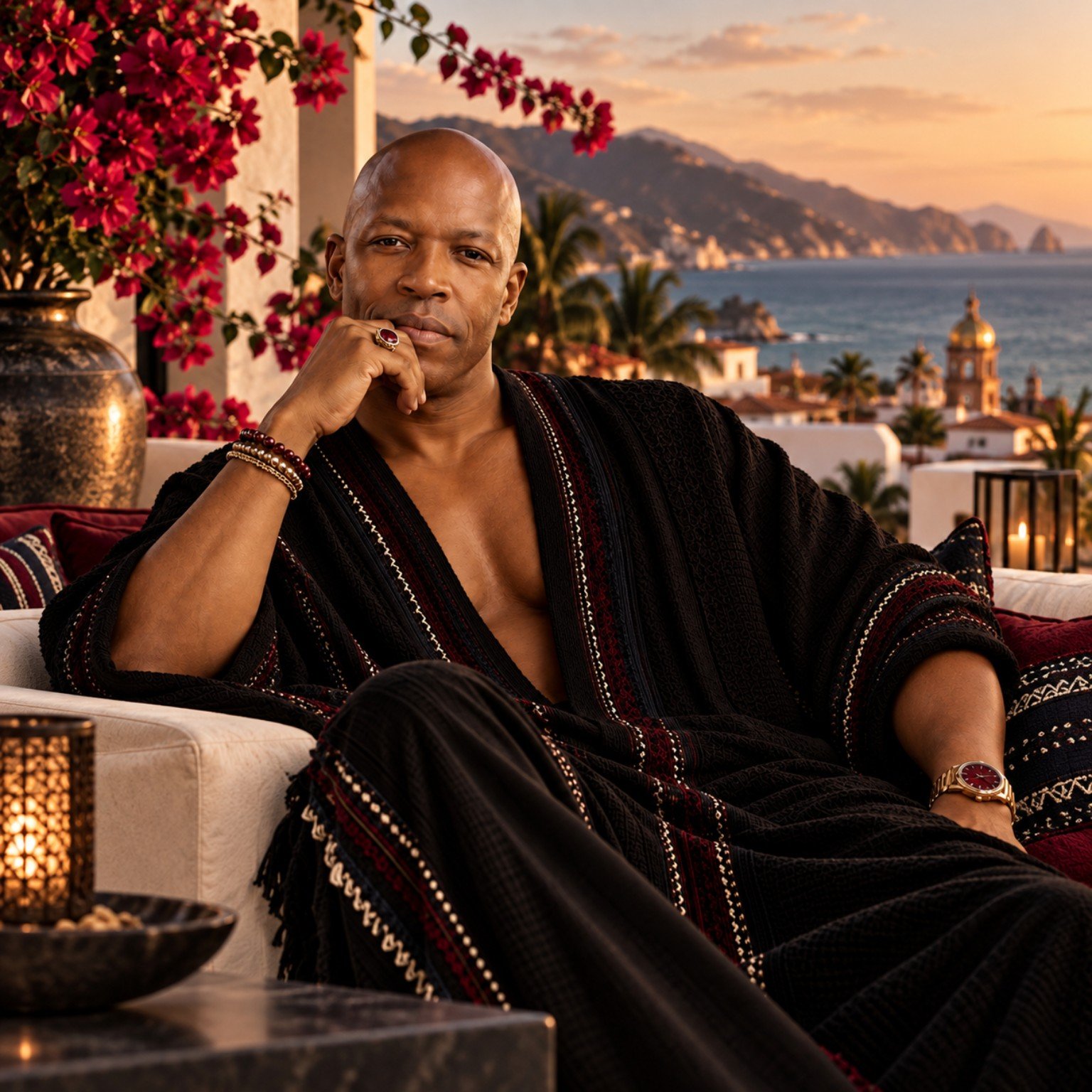 W.N.Walker in a luxury editorial portrait